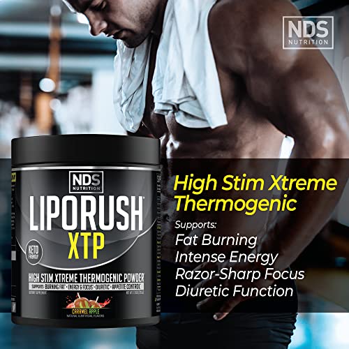 LIPORUSH NDS Nutrition XTP Thermogenic Fat Burner with L-Carnitine - Energy LIPORUSH