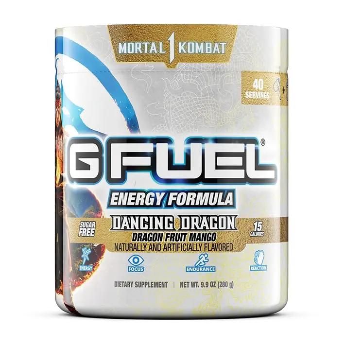 G fuel Mortal Kombat Dancing Dragon Energy Powder, Sugar Free, Clean Caffeine Focus