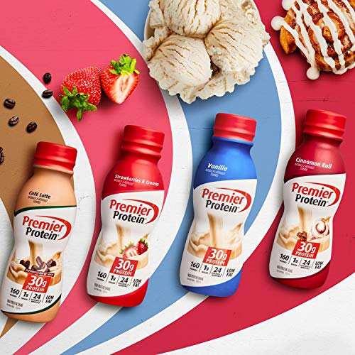 Premier Protein Shake, Bananas & Cream, 30g Protein, 1g Sugar, 24 Vitamins & Minerals Premier Protein