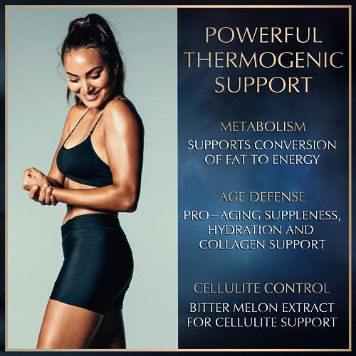 Thermogenic Hydrolyzed Collagen Burn - Hyaluronic Acid, Vitamin C, Multi Collagen Complex Granions