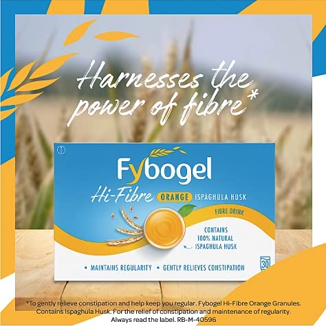 Fybogel Orange - 30 Sachets x 2 Packs Fybogel