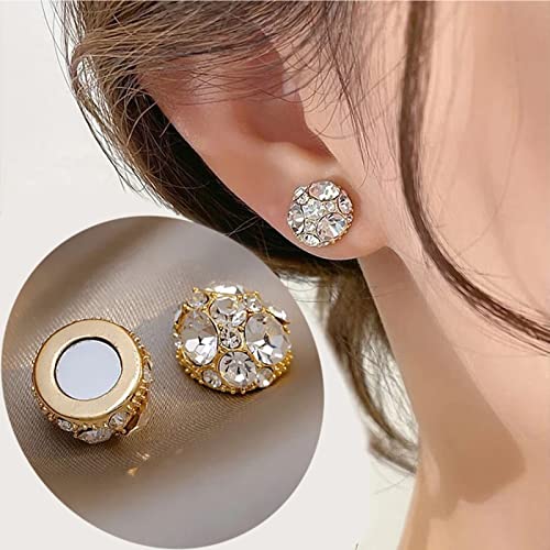 Dorina Ear Acupressure Magnetherapy Detoxi Earrings Set,Magnetic Lymphatic Cubic Zirconia Atiptu