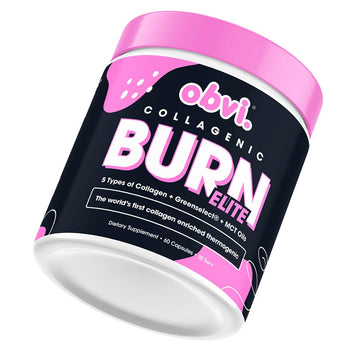 Obvi Burn Elite, Collagenic Thermogenic for Weight Loss, Boost Energy and Focus
