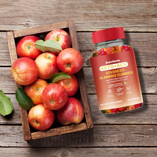 Arevtovis Apple Cider Vinegar Gummies - Boost Energy, Detox & Support Gut Health ACV Arevtovis