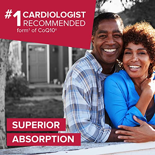 Qunol Mega Ubiquinol CoQ10 100mg Softgels- Superior Absorption - Active form Qunol