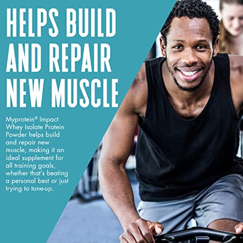 Myprotein Impact Whey Isolate Protein Powder, Gluten Free Protein Powder, Muscle Mass Myprotein