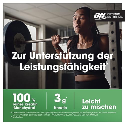 Optimum Nutrition Micronised Creatine Powder, 100% Pure Creatine Monohydrate Powder Optimum Nutrition