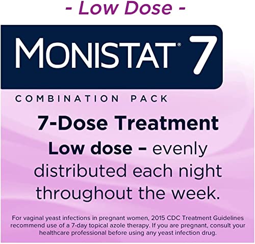 Monistat 7 Simple Cure Feminine Antifungal Cream with RX Strength Cream, 7 Day Treatment Cream Monistat