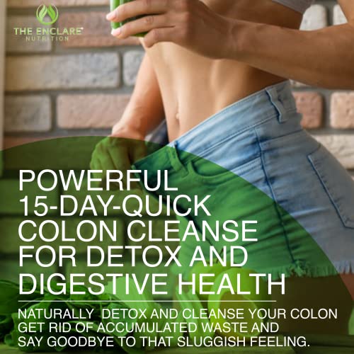 Colon Cleanse Fast-Acting Colon Cleanser Detox; Healthy Bowel Movement THE ENCLARE NUTRITION