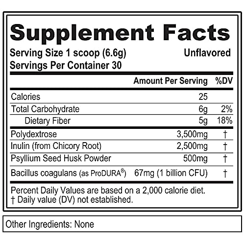 Evlution Nutrition FiberMode Fiber Plus Probiotic - 5 Grams of Fiber, Digestive Health Evlution