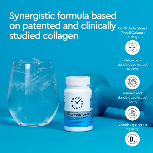 Build-Your-Joints (30 Vegetarian Capsules) - Knee Pain, Joint Pain, Pills, Treatment for Joints, Collagen,Repair GOOD ROUTINE