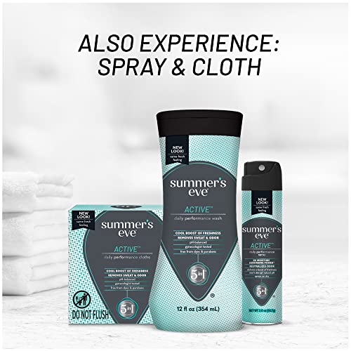 Summer's Eve Active Daily Performance All Over Feminine Body Wash, Feminine Wash pH Balanced Summer's Eve