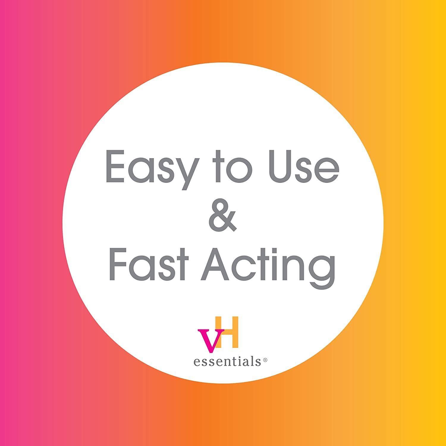 vH essentials Vaginal Odor Treatment with Vitamin C, Boric Acid Suppositories Alternative vH essentials