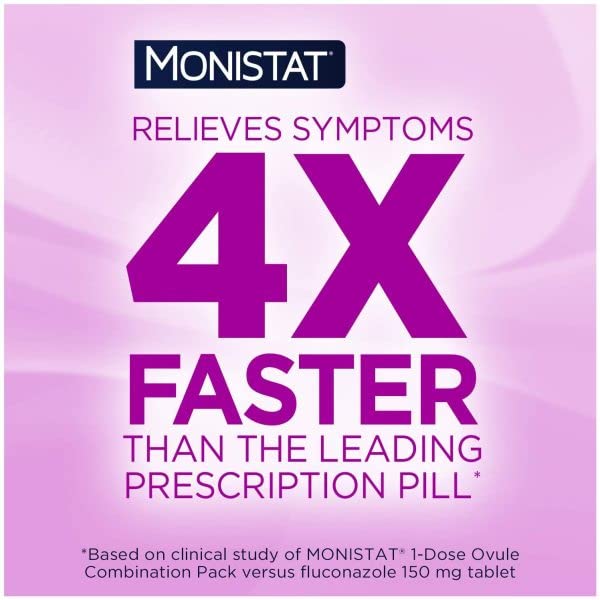 Monistat 7-Day Yeast Infection Treatment | Cream + External Itch Relief Cream | Pack of 2 Monistat
