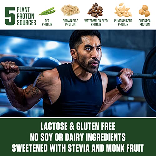 Dymatize Vegan Plant Protein, Smooth Vanilla, 25g Protein, 4.8g BCAAs, Complete Dymatize