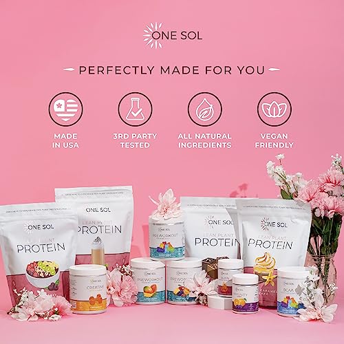 One Sol Lean Plant Protein Powder Horchata, Low Carb, Gluten Free