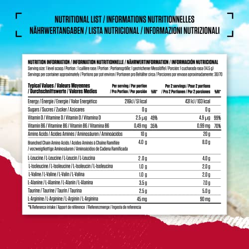 BSN Nutrition Amino X Supplement with Vitamin D, Vitamin B6 and Amino Acids BSN