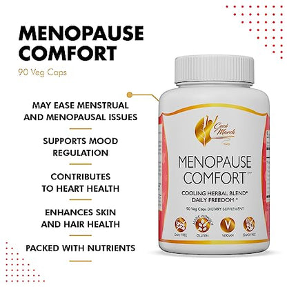 Menopause Comfort Fast Relief from Flushing, Cooling Herbal Blend by Coco March - Dairy Free