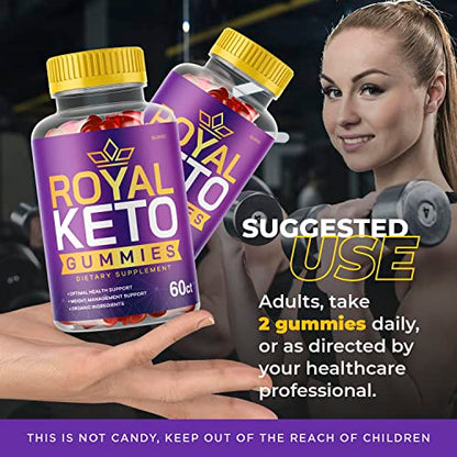 (2 Pack) Royal Keto ACV Gummies - New Advance Formula RoyalKeto