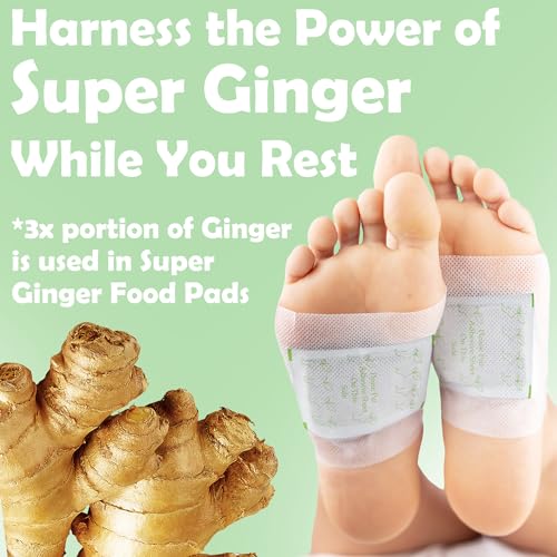 Dr. Entre's Super Ginger Foot Pads: Premium Effective Foot Pads to Feel Better, Sleep Better EntreFeet