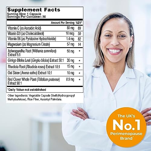 Health & Her Perimenopause Mind, Cognitive Function Support, Pre-Menopause Health and Her