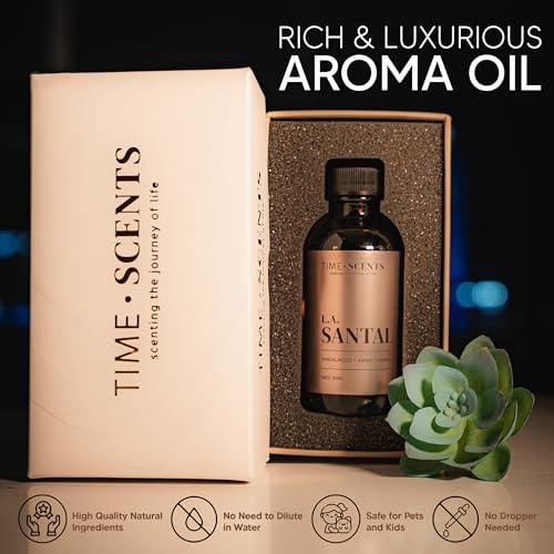 Essential Oil Blend Diffuser Oil – Santal Essential Oil, Hotel Inspired Home fragrance oil for diffuser Time Scents