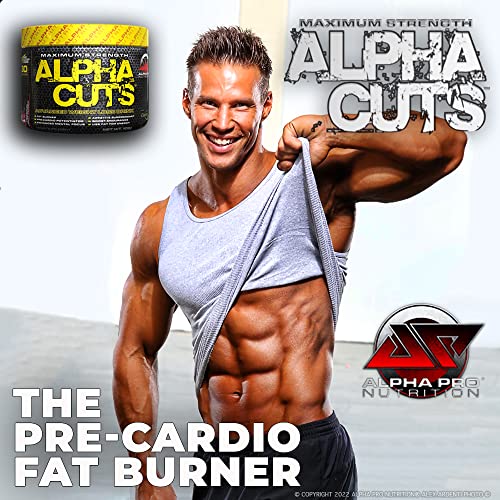 Alpha Pro Nutrition Alpha Cuts Fat Burner Thermogenic Men Women Pre Cardio Workout Alpha Pro Nutrition