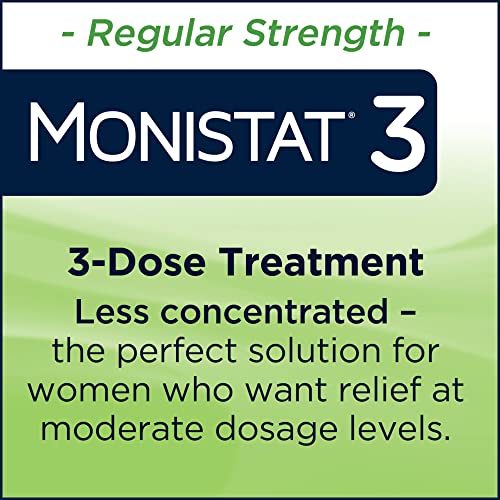 Monistat 3 Day Yeast Infection Treatment for Women, 3 Miconazole Pre-Filled Cream Applicators & External Monistat