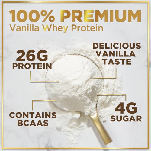 Hello Lovely! Whey Protein Powder, Vanilla Flavored Whey Isolate with 26g Protein Hello Lovely!