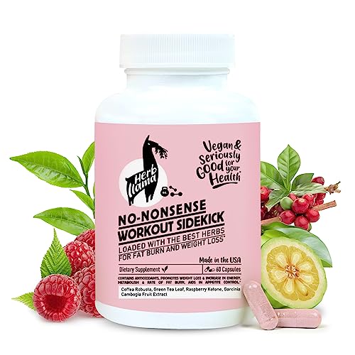 Herb Llama No-Nonsense Workout Sidekick, Enhanced with Antioxidants, Natural Energy Herb Llama