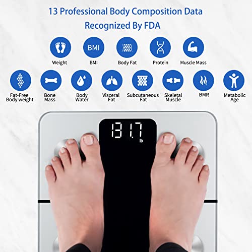 Vitafit Smart Scales for Body Weight and Fat Percentage, Weighing Professional Since 2001 Vitafit