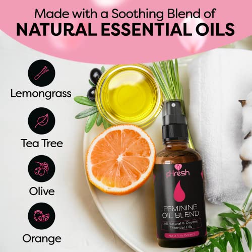 pHresh Feminine Essential Oil Spray & Vaginal pH Test Strips ACE NUTRITION