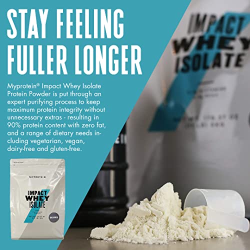 Myprotein Impact Whey Isolate Protein Powder, Gluten Free Protein Powder, Muscle Mass Myprotein