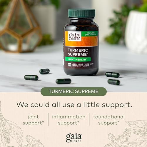 Gaia Herbs Turmeric Supreme Joint Health - Joint Support Supplement