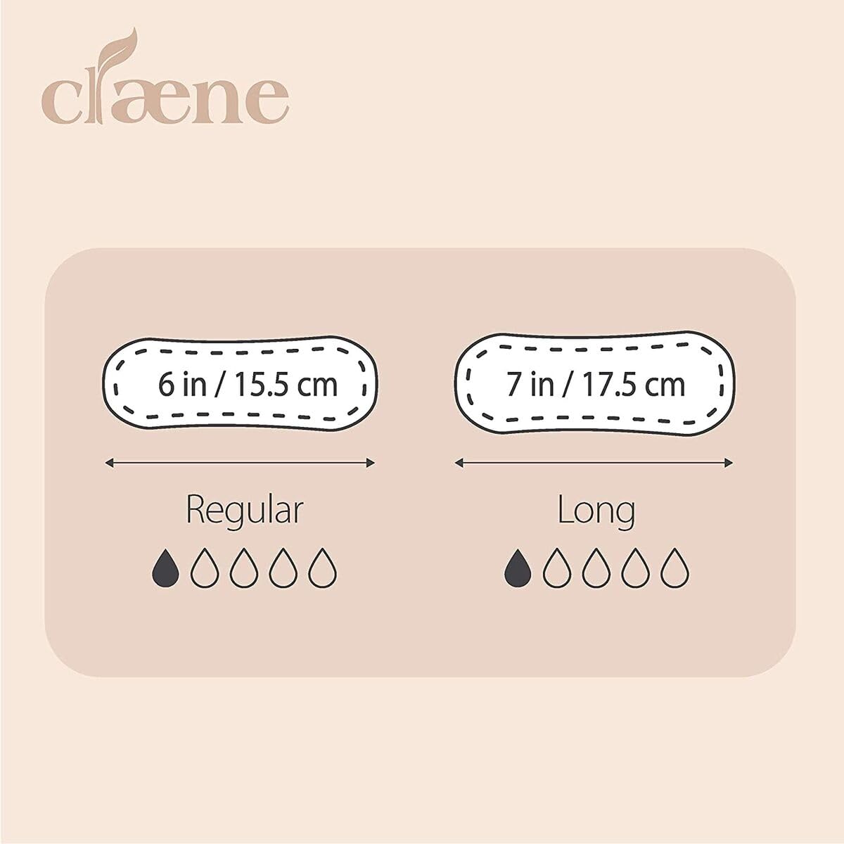 Claene Organic Cotton Panty Liners, Unscented, Thin, Cruelty-Free, Daily, Breathable Organic Panty CLAENE