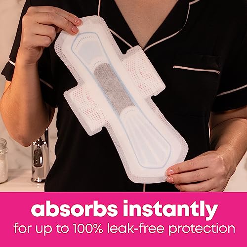 U by Kotex Balance Ultra Thin Overnight Pads with Wings, 38 Count U by Kotex