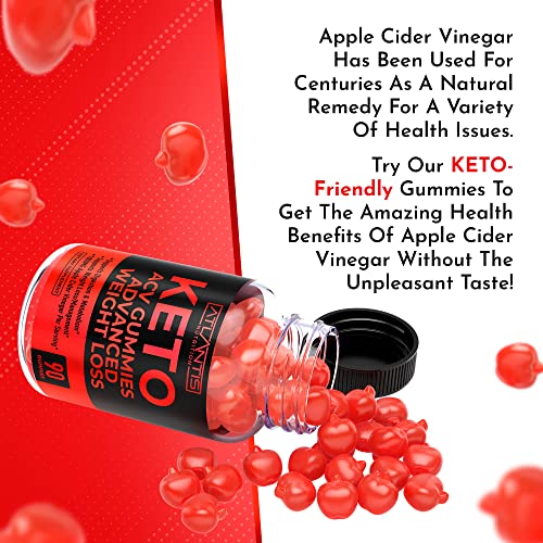 Keto ACV Gummies for Weight Loss - Supports Digestion, Advanced Weight Loss, Detox Atlantis Nutrition