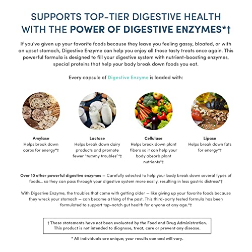 Nucific Digestive Enzyme Supplement to Support Digestion and Nutrient Bioavailability Nucific