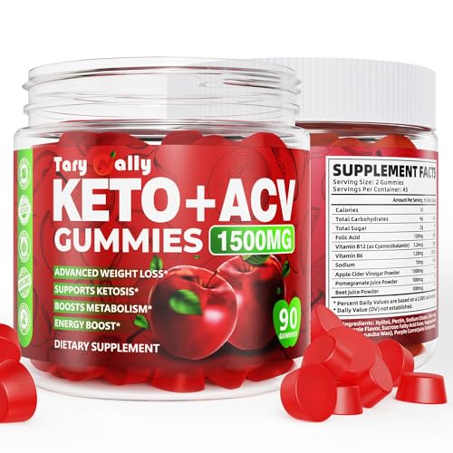 Tary Nally Keto ACV Gummies, 1500MG Advanced Keto Acv Gummies for Men & Women Tary Nally