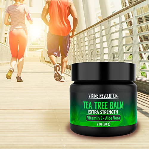 Viking Revolution Tea Tree Oil Cream - Super Balm Athletes Foot Cream - for Eczema Viking Revolution
