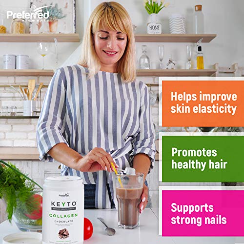 Keto Collagen Protein Powder with MCT Oil – Keto and Paleo Friendly Grass Fed and Pasture Preferred Elements