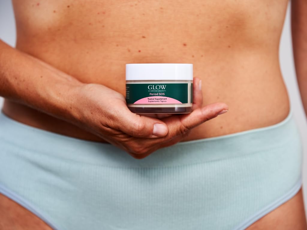 Glow Botanica | Period SOS - Real Wild Yam Cream for PMS Symptom Relief - Topical Supplement Glow Botanica