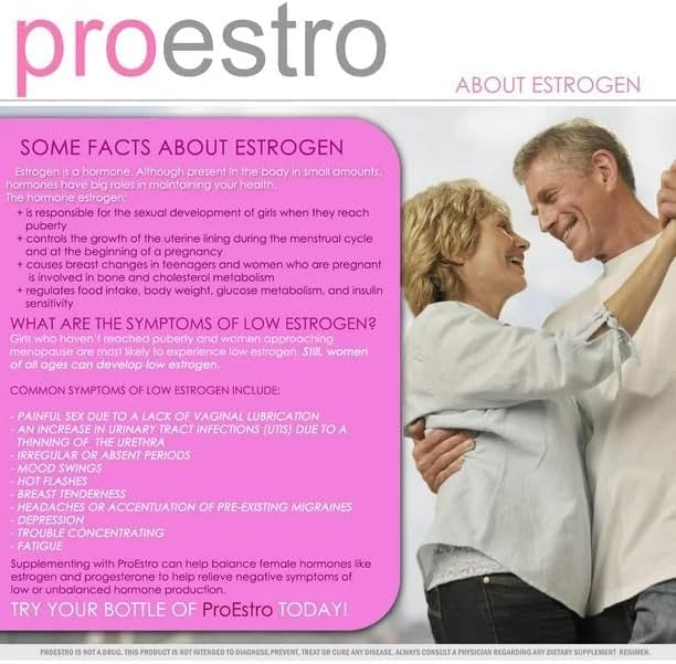 SPEC ProEstro 1500mg Estrogen Pills for Women - Female Hormone Balance Supplement, Fertility SPEC