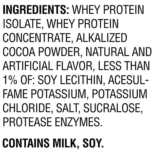 Muscle Milk 100% Whey Protein Powder, Chocolate, 5 Pound, 66 Servings, 25g Protein Muscle Milk