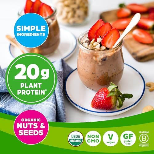 Orgain Organic Simple Vegan Protein Powder, Chocolate - 20g Plant Based Protein Orgain