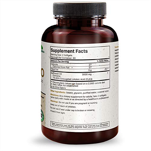 Futurebiotics CLA 3000 Extra High Potency - Non-Stimulating Conjugated Linoleic Acid Futurebiotics