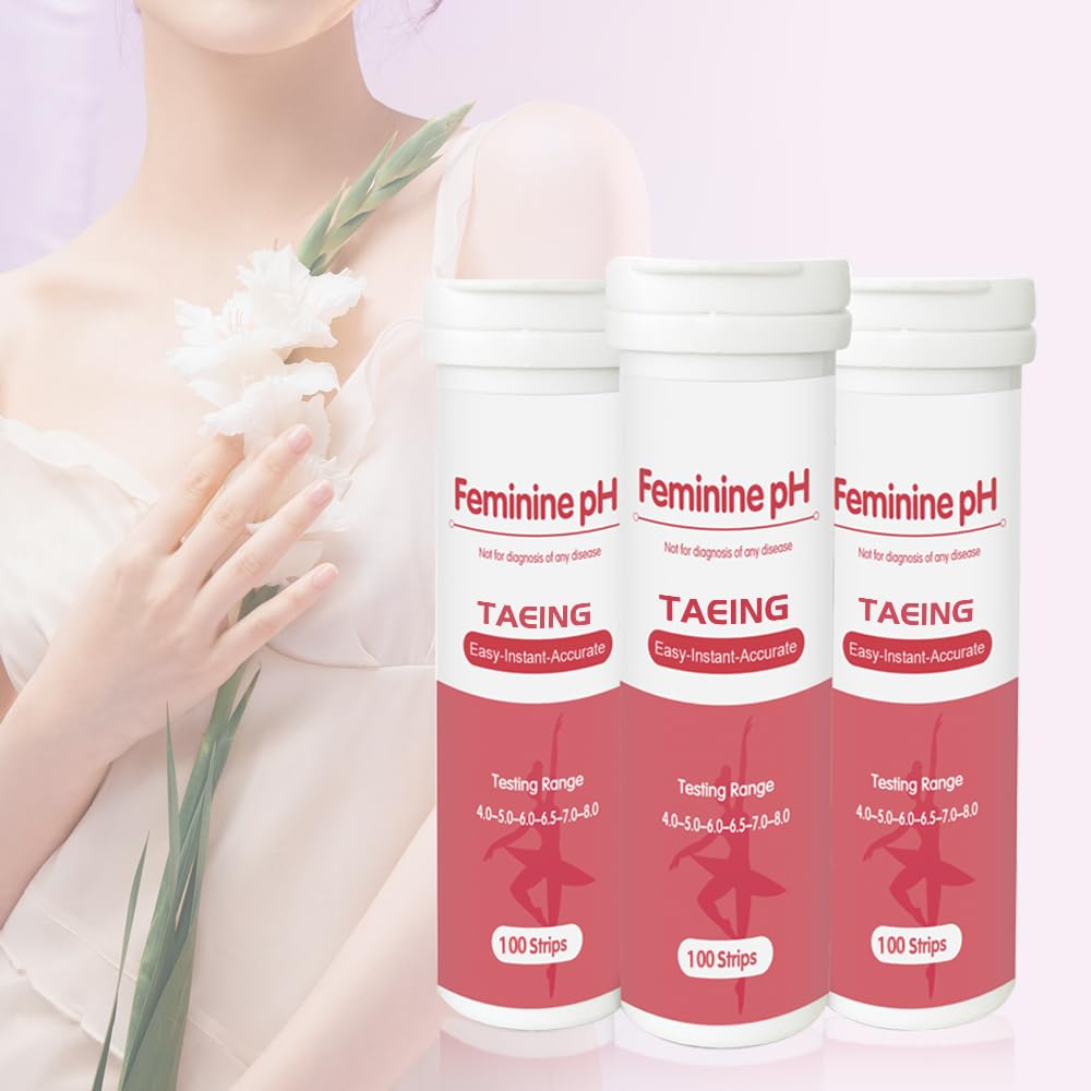TAEING Vaginal Health pH Test Strips, 100pcs Feminine pH Test for Women, pH-Balance Monitor My Store