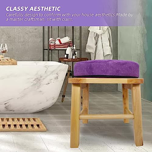 ElasignShopo Yoni Seat Kit, Wooden Vaginial Steaming Stool Chair Set with Gown for Feminine ElasignShopo