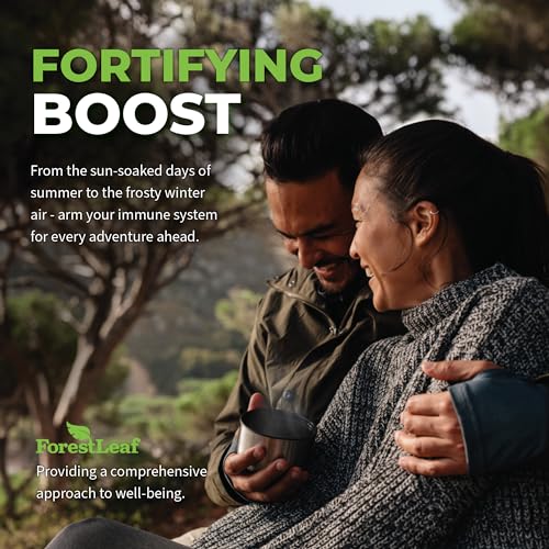 ForestLeaf Sambucus Elderberry with Vitamin C and Zinc - 9000mg Ult